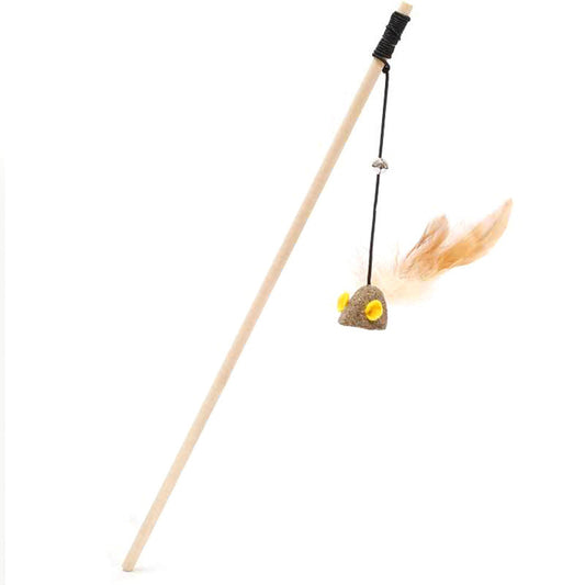 Mouse feather funny cat toy